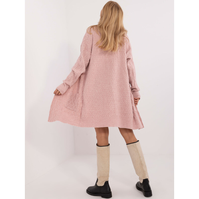Wool Fashion Italia Cardigan-AT-SW-2366.61-light pink