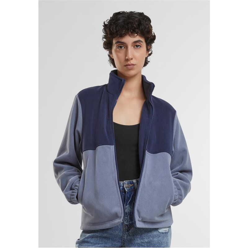 Urban Classics Dámská mMikina Double Polarfleece modrá