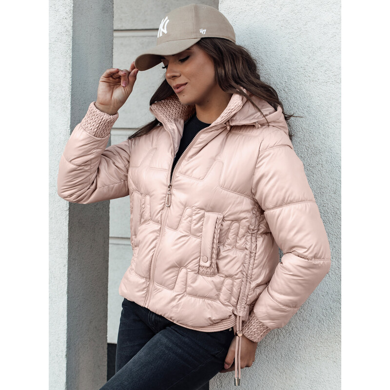 DStreet Dámská prošívaná bunda FASHWARM s kapucí