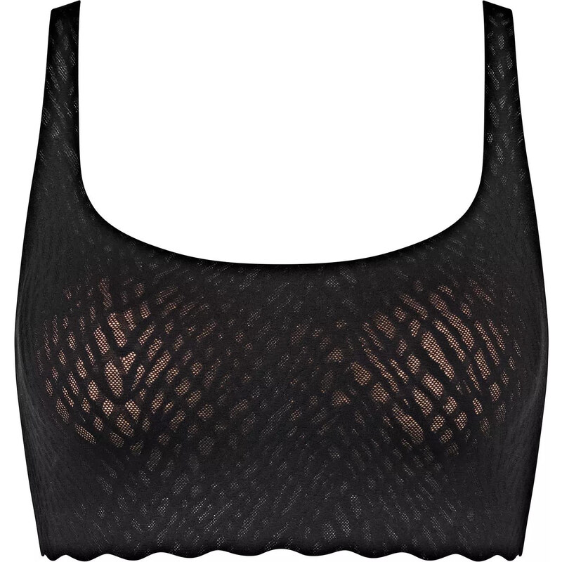 Dámská podprsenka ZERO Feel Bliss Top - BLACK - černá 0004 - SLOGGI 104414595