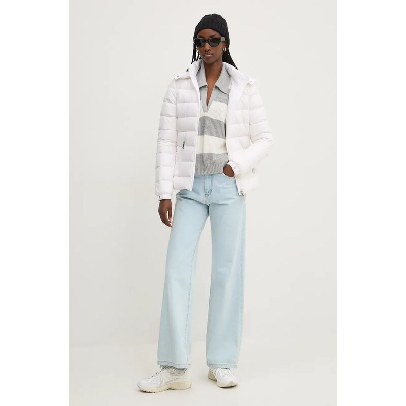 Péřová bunda Tommy Jeans