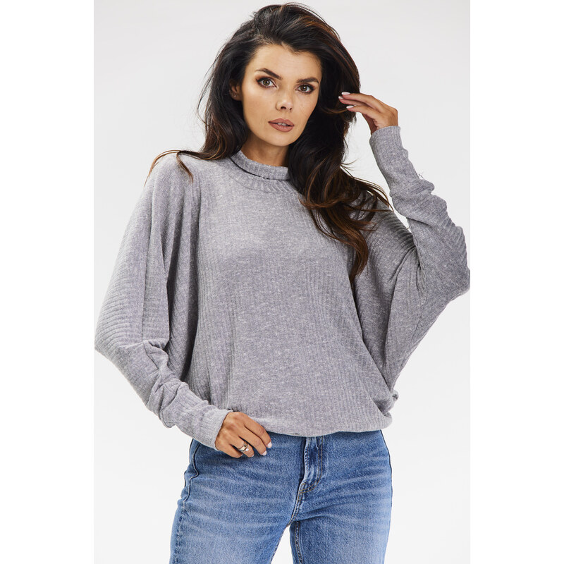 Awama Womans Sweater A672 Grey