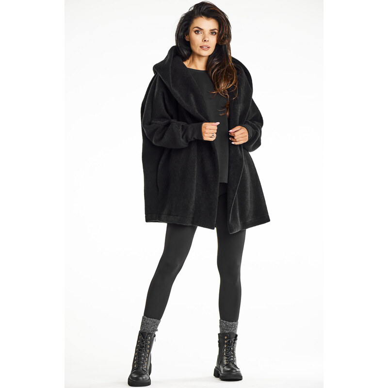 Awama Womans Coat A681 Black