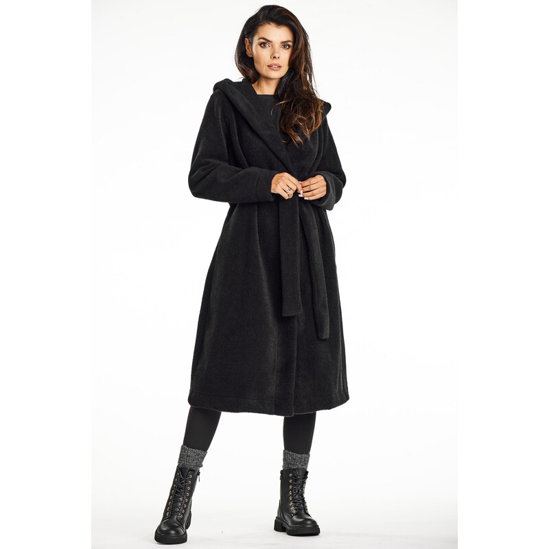 Awama Womans Coat A682 Black