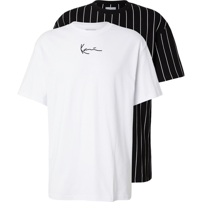 Karl Kani Tričko Essential červená / černá / bílá