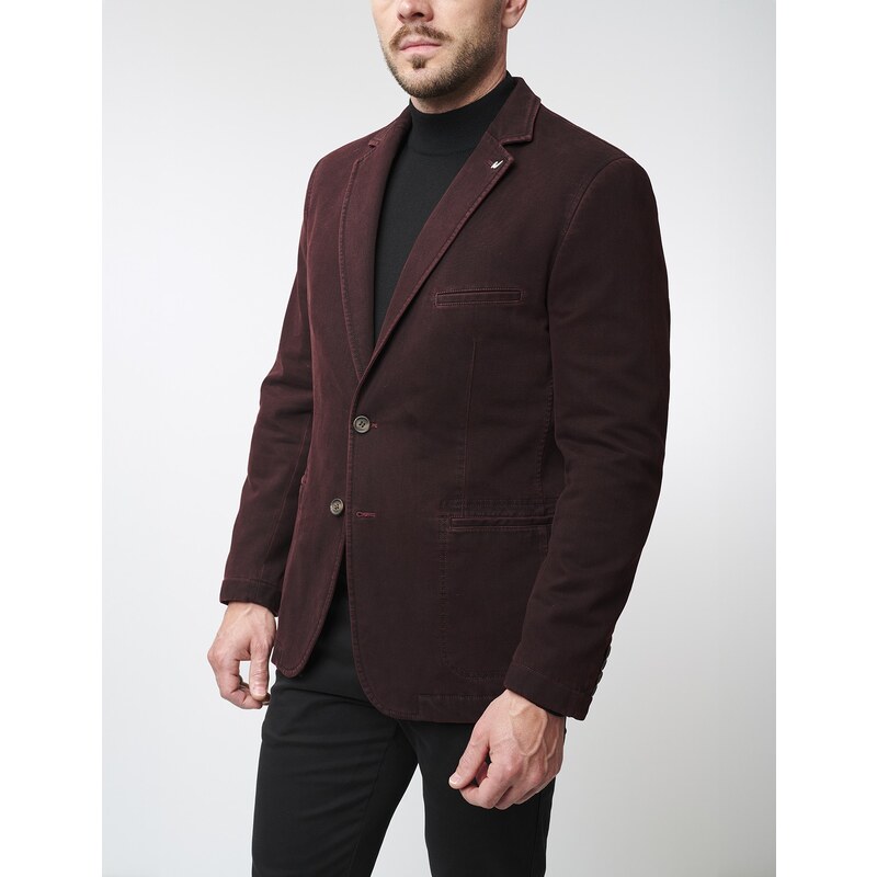 W. Wegener Kenny 2s h012 burgundské panské sako