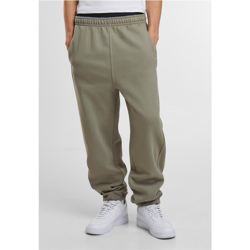 Urban Classics Pánské základní tepláky zelené