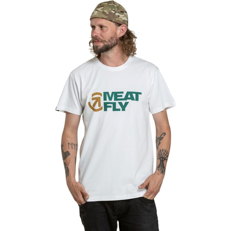 Pánské tričko Meatfly Revital bílá