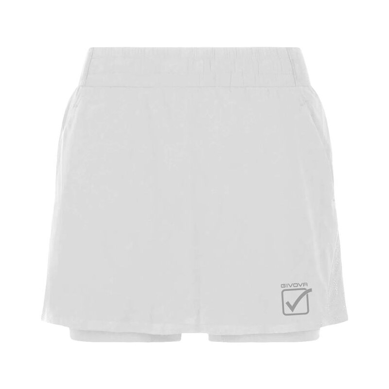 Dámská sportovní sukně GIVOVA Padel Fitness White S 91953629
