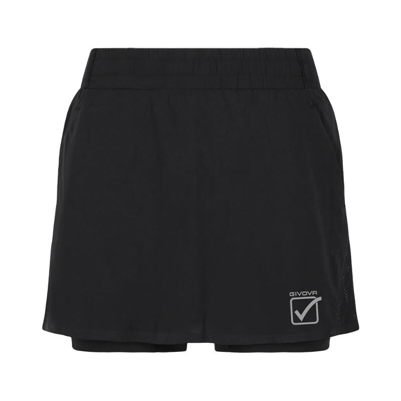 Dámská sportovní sukně GIVOVA Padel Fitness Black S 91953692