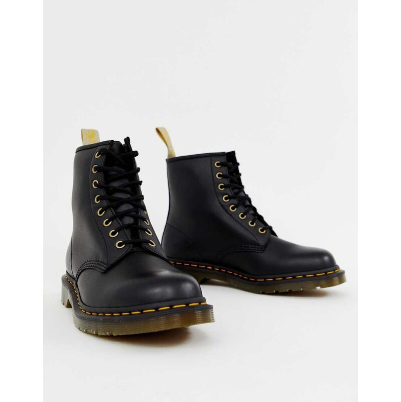 Dr Martens faux leather 1460 8-eye boots in black