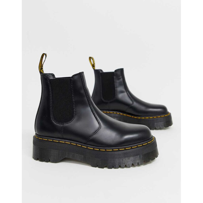 Dr Martens 2976 platform chelsea boots in black