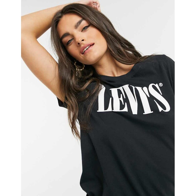 Levis Perfect 90s logo tee in black 100032674