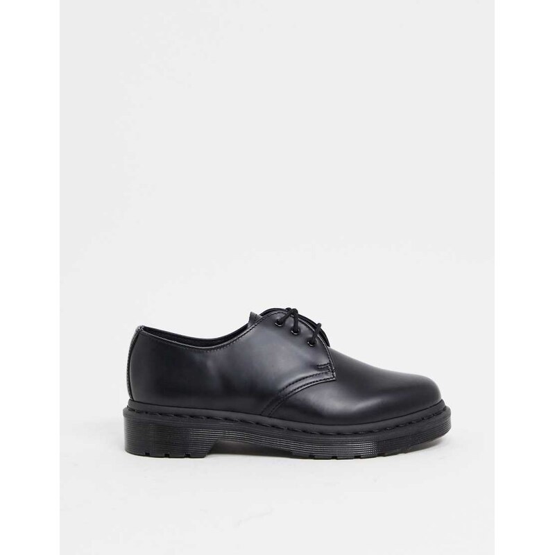 Dr Martens 1461 flat shoes in black mono 100032883