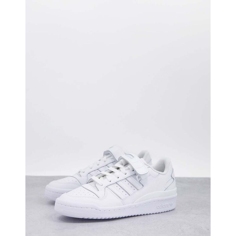 adidas Originals Forum Low trainers in triple white