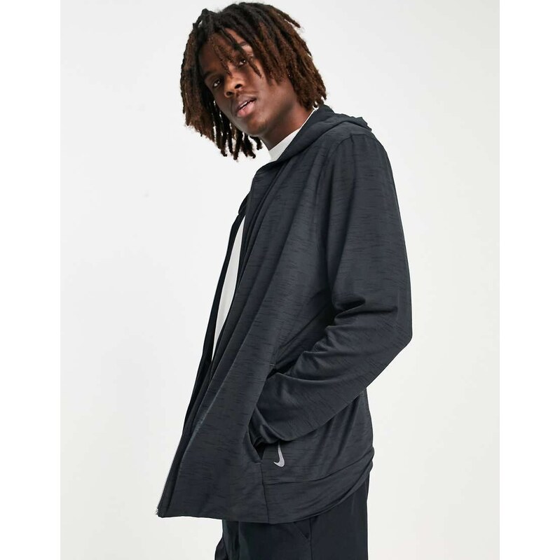 Nike Training Nike Yoga Dri-FIT full-zip hoodie in black