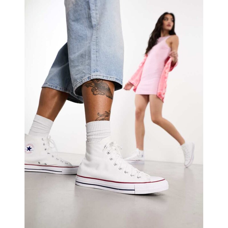 Converse Chuck Taylor All Star Hi unisex trainers in white 115378707