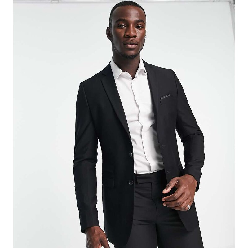 French Connection Tall suit jacket in black