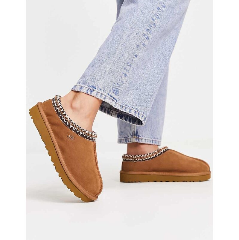 UGG Tasman shearling lined shoes in chestnut-Brown 112985359