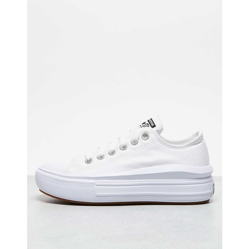 Converse Chuck Taylor All Star Move Ox trainers in white