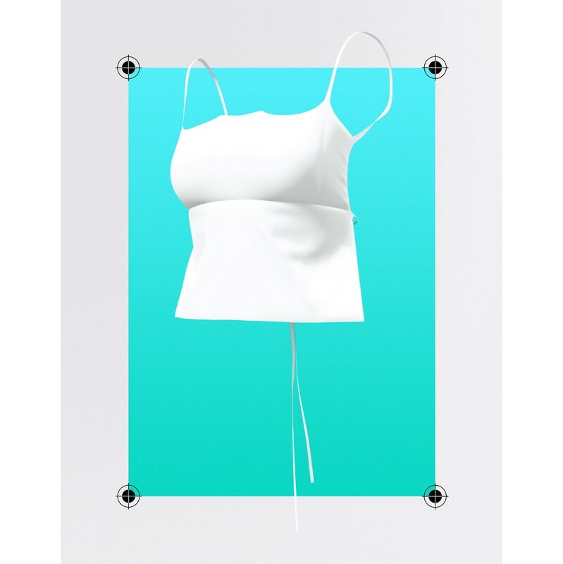 ASOS DESIGN reversible cami top in stone - STONE-Neutral 100037621