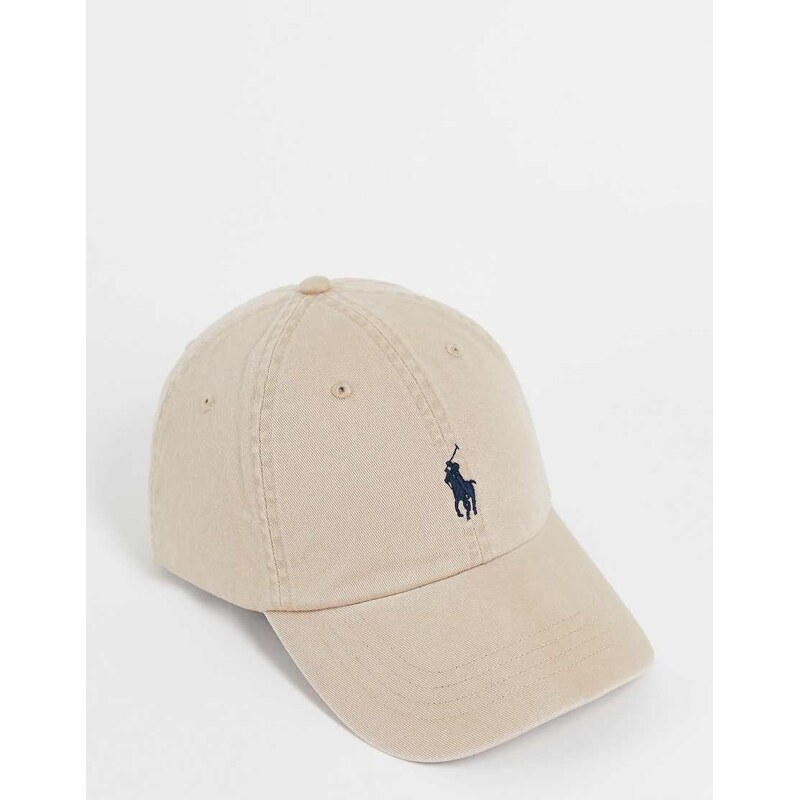 Polo Ralph Lauren icon logo baseball cap in beige-Neutral