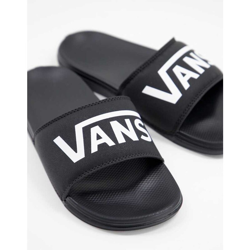 Vans costa logo sliders in black 108465512