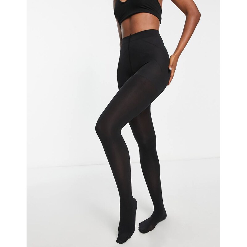 Pieces 40 denier body shaping tights in black 100156535