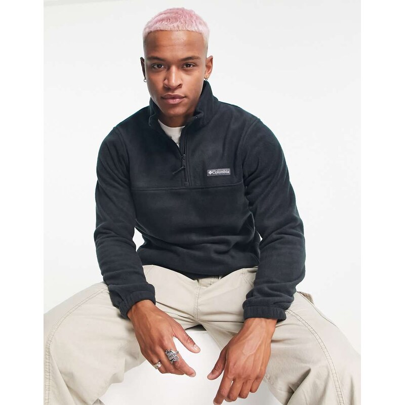 Columbia Steens Mountain half zip fleece in black
