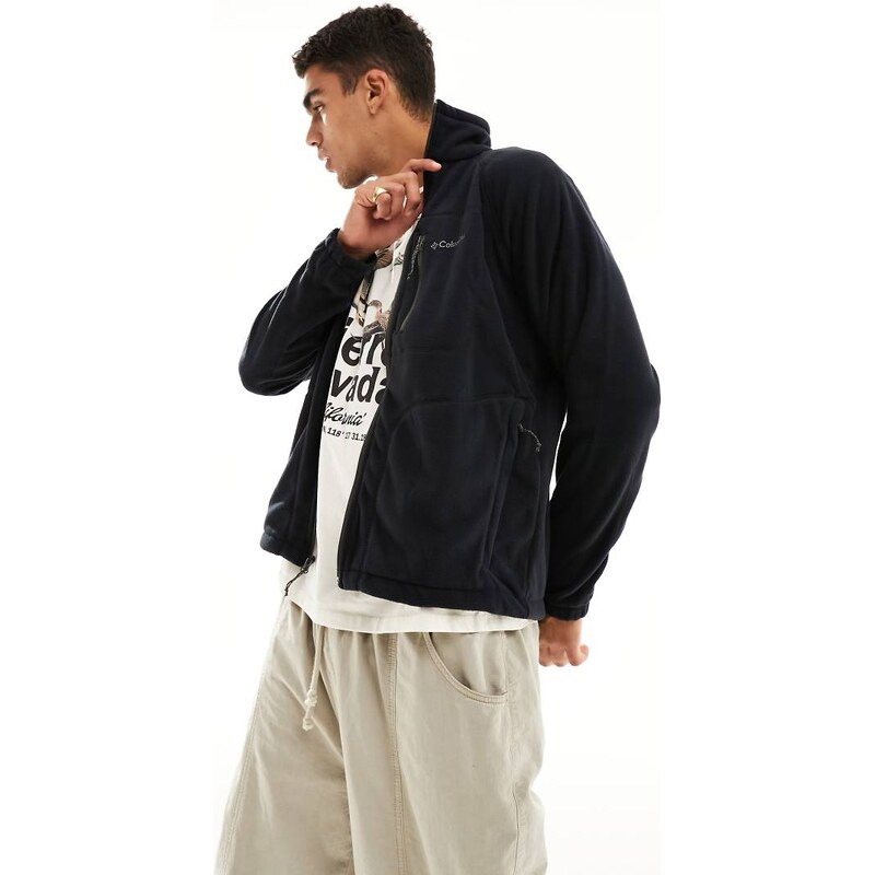 Columbia Fast Trek II full zip tech fleece in black