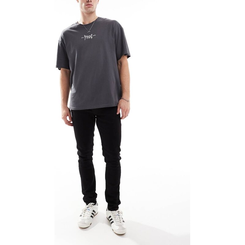 ASOS DESIGN skinny jeans in black