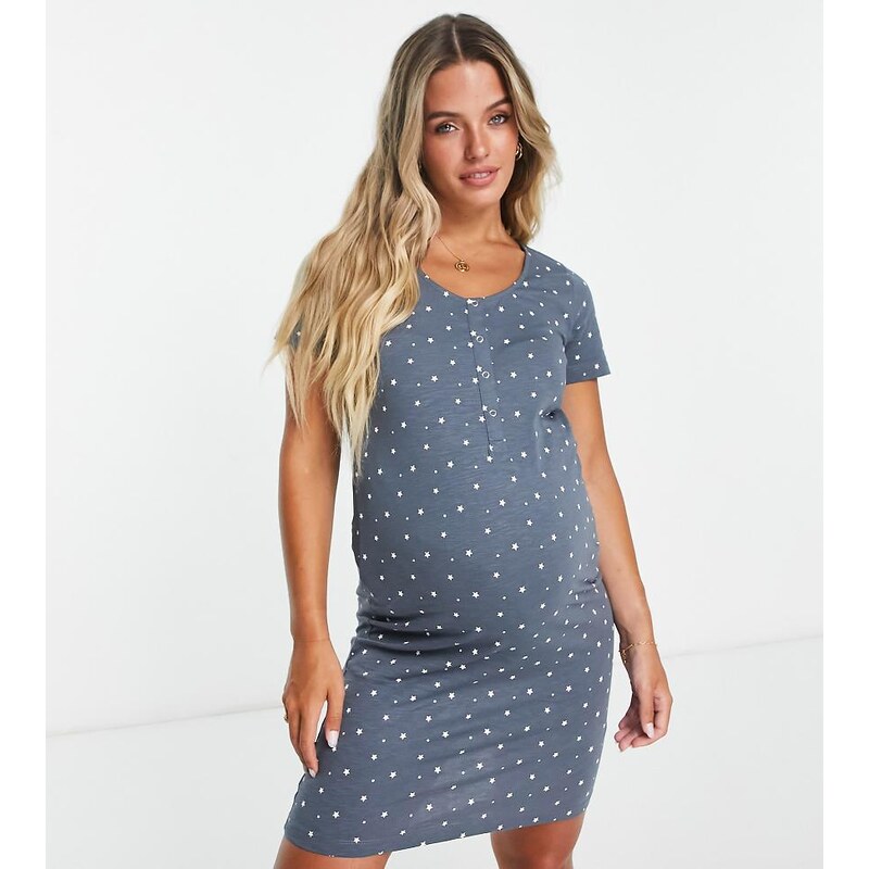 Mama.licious Mamalicious Maternity star print nightdress