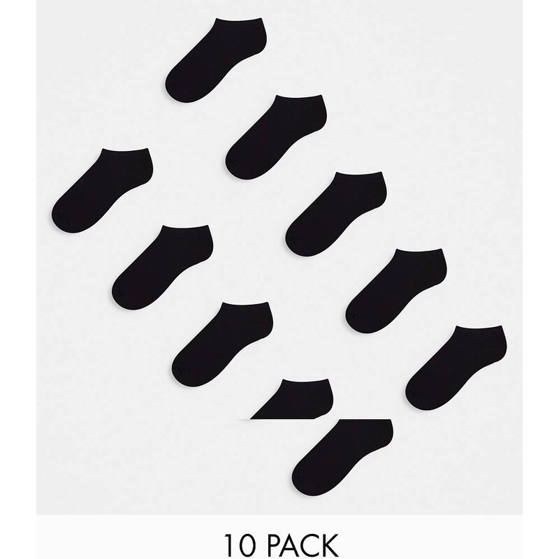 Jack & Jones 10 pack socks in black