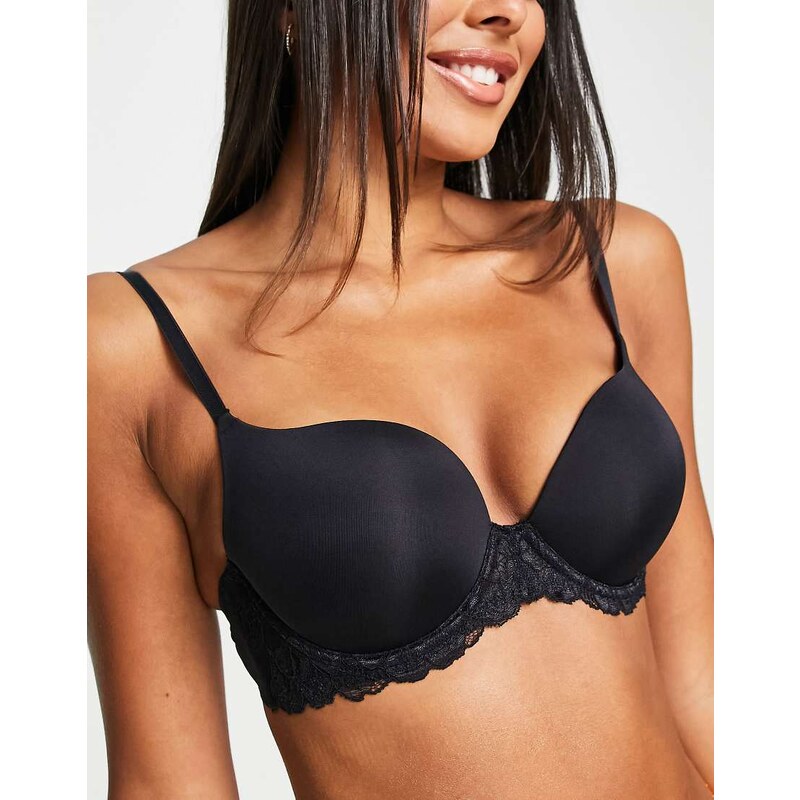Dorina Claire super push up bra in black lace