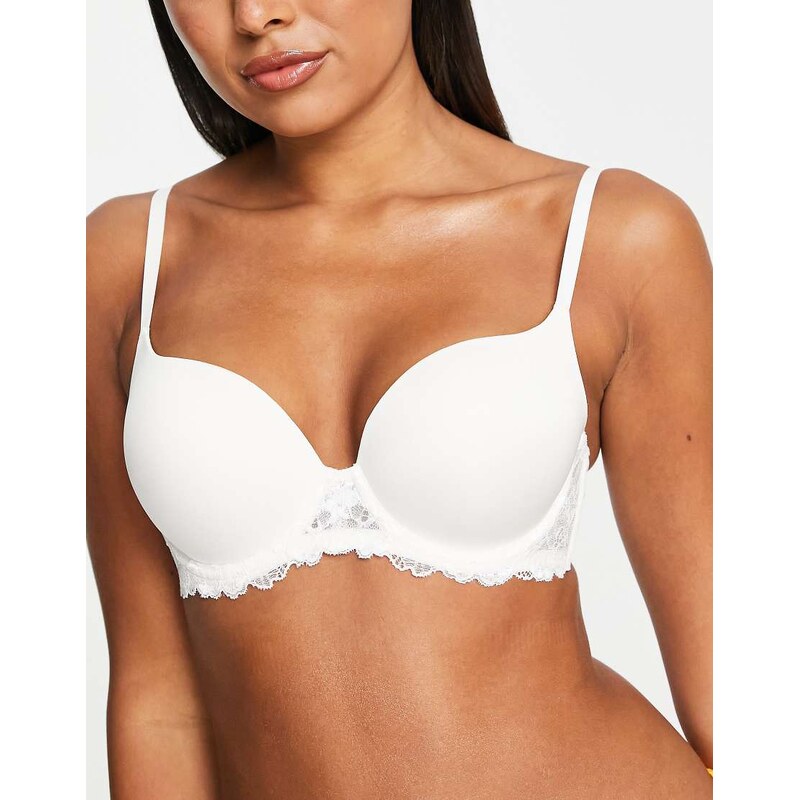 Dorina Claire super push up bra in white lace