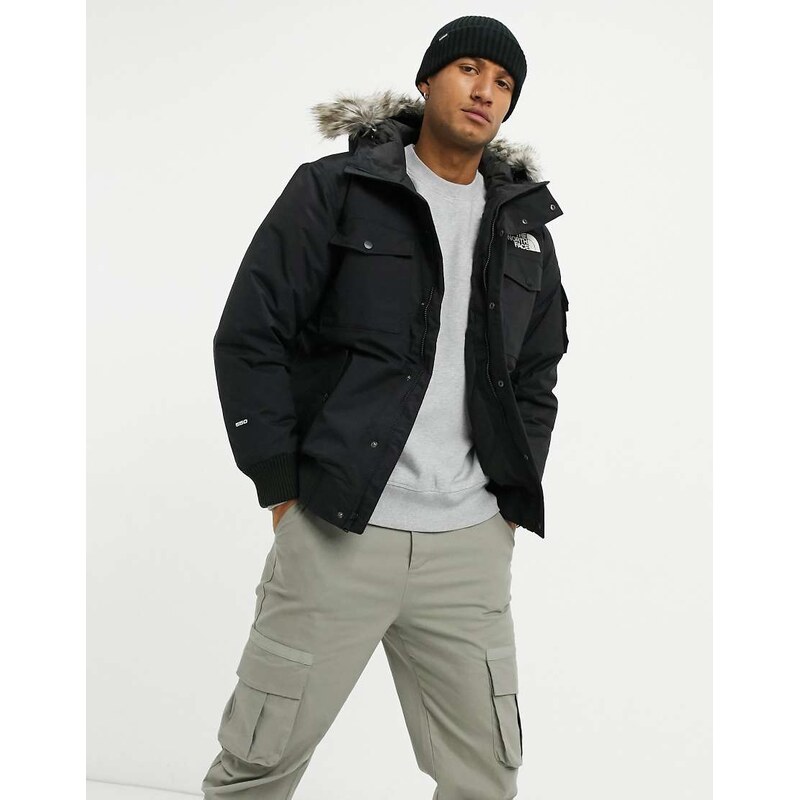 The North Face Gotham faux fur hooded down insulated parka