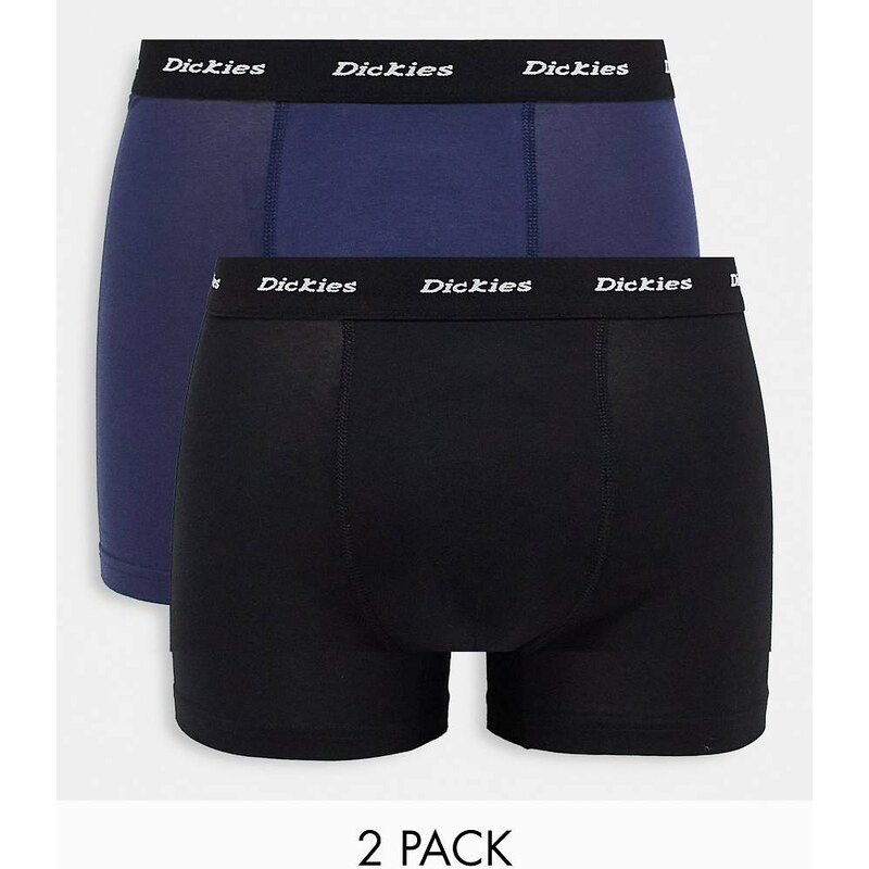 Dickies 2 pack trunks in navy/black