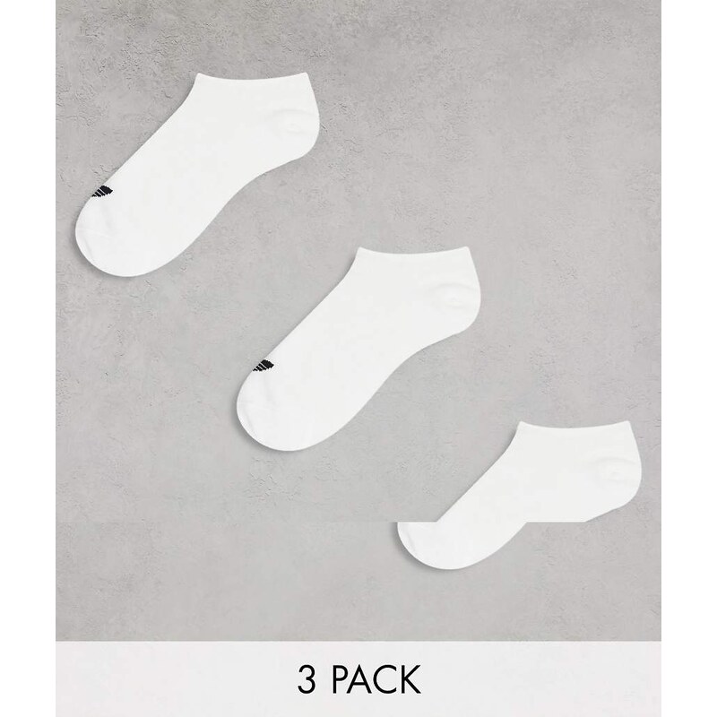 adidas Originals adicolor Trefoil 3 pack trefoil trainer socks in 100043687