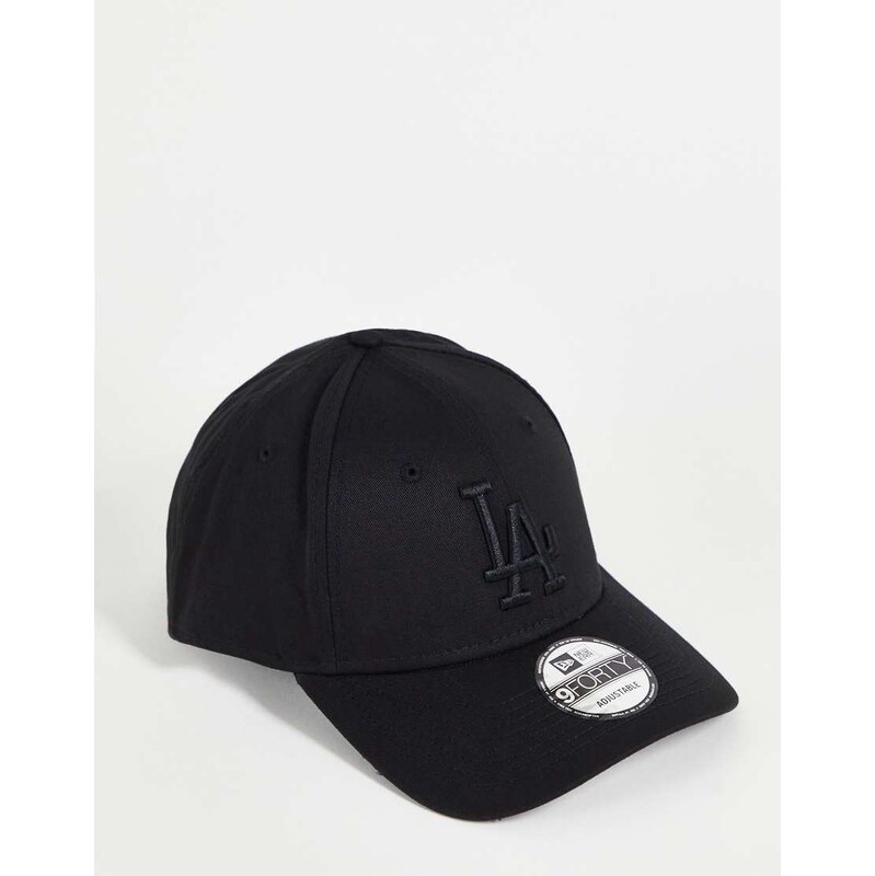 New Era LA Dodgers 9forty cap in black