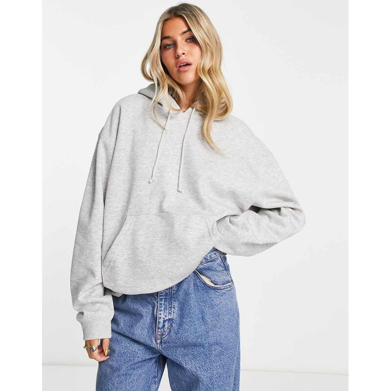Weekday Essence hoodie in grey