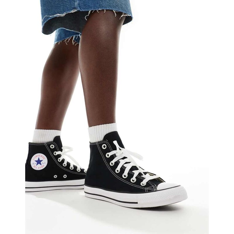Converse Chuck Taylor All Star Hi canvas sneakers in black 115743774