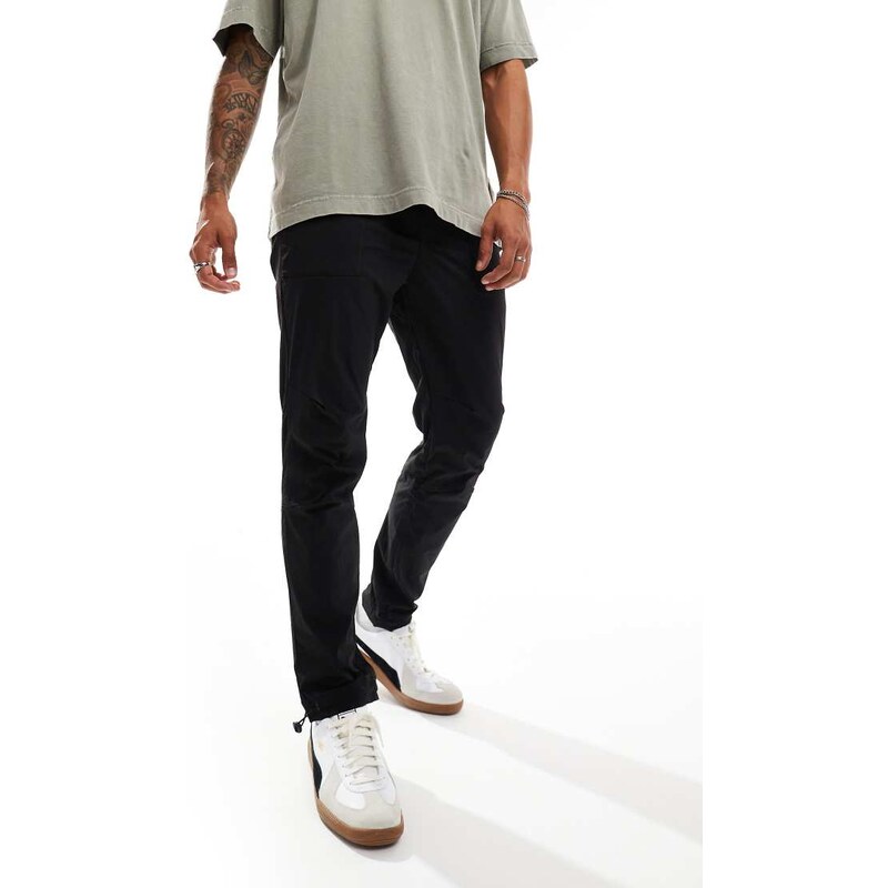 Jack & Jones Intelligence slim fit technical nylon trouser in