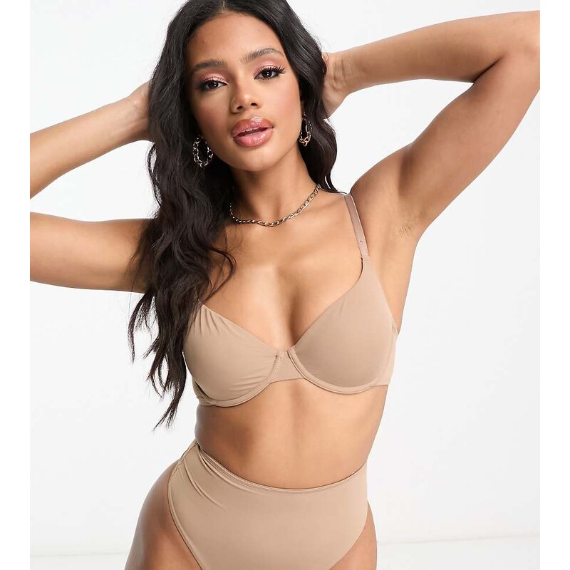 Dorina Evelyn B-F blend smoothing unpadded underwire bra light brown 103215036