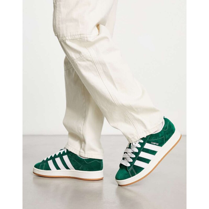 adidas Originals Campus 00s trainers in dark green 100047817