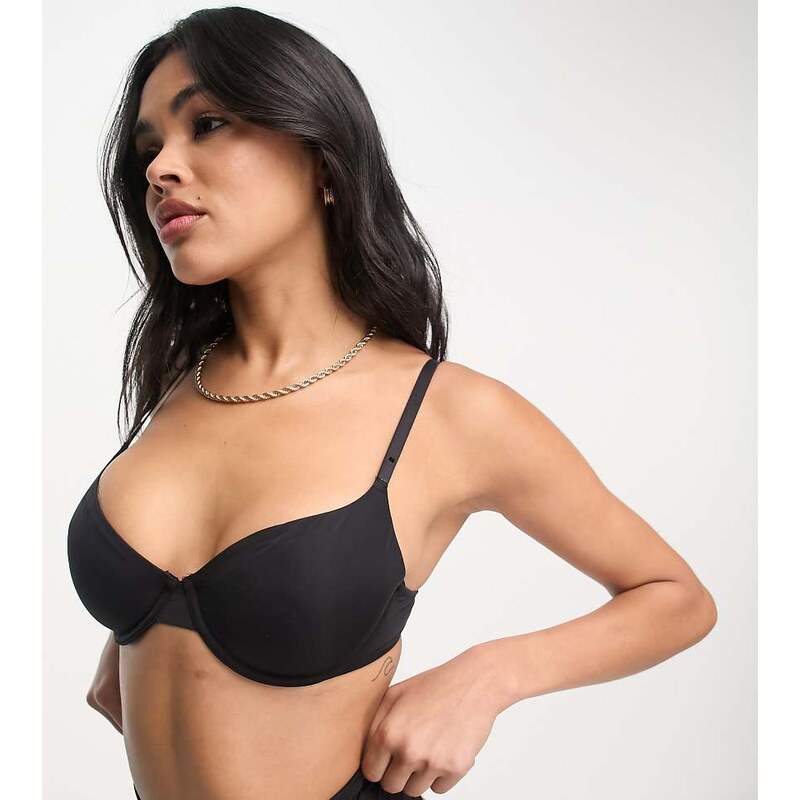 Dorina Evelyn B-F blend smoothing unpadded underwired bra in black 104260639