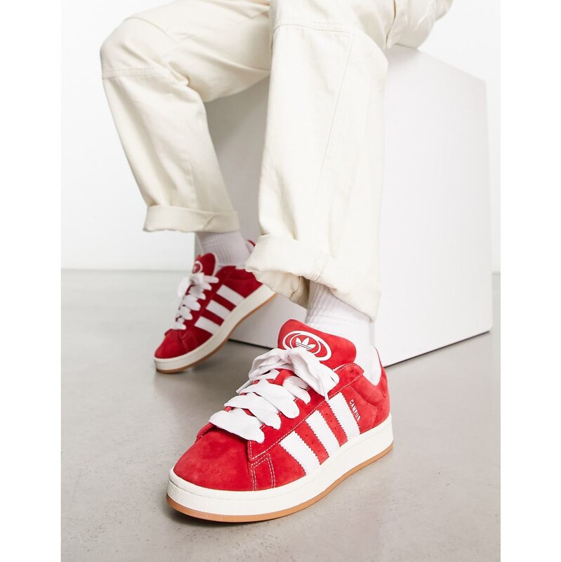 adidas Originals Campus 00s trainers in red