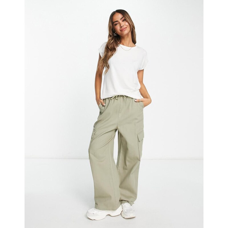 Vero Moda round neck t-shirt in white