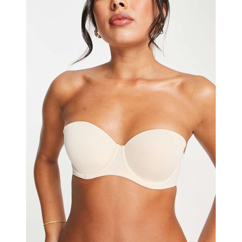 Dorina Michelle strapless bandeau bra in beige-Neutral 100049509