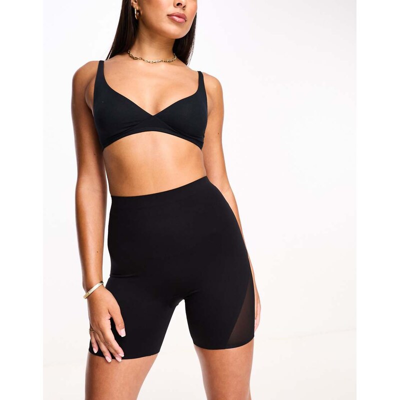 ASOS DESIGN Contouring medium control low back short with mesh in 100092855