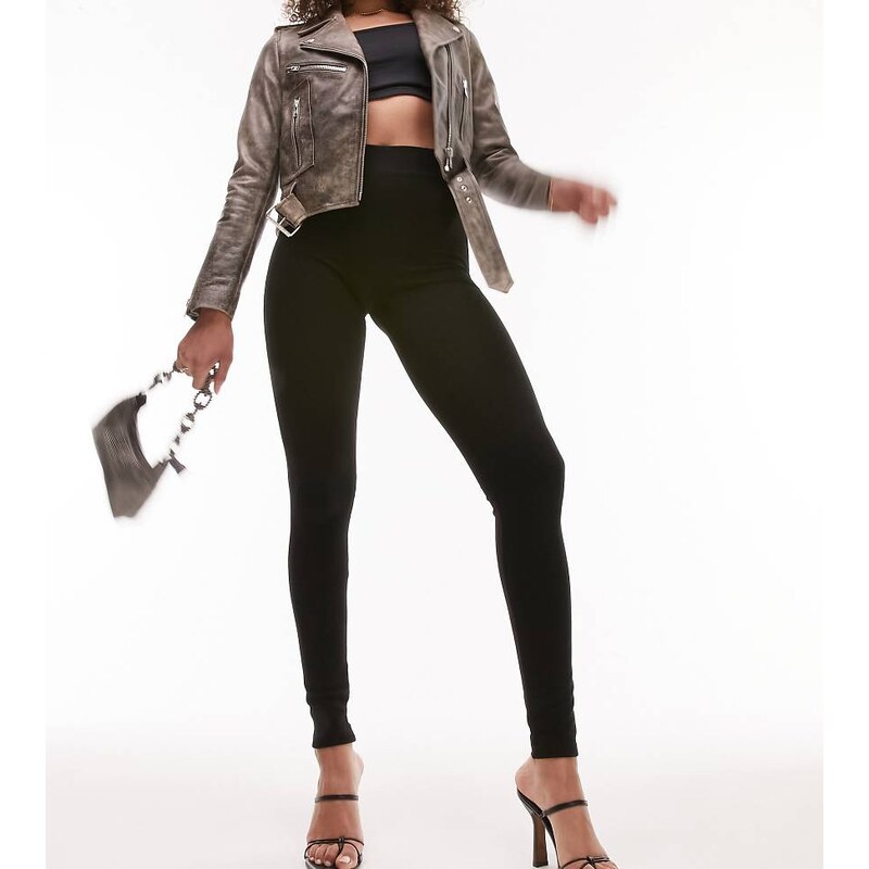 Topshop Tall full length heavy weight legging with deep